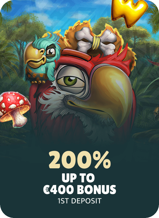 1st Deposit – 200% Bonus up to €400